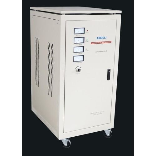 Andeli Stabilisateur De Tension Alternatif Servomoteur SVC 40000va, 40kw, Triphasé