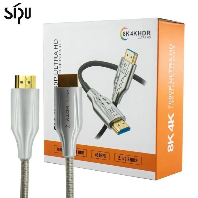 Câble HDMI Optique 4k 50m Ultra Haute Vitesse