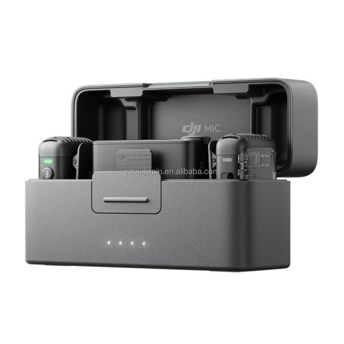 Dji Micro (2 TX + 1 RX+ étui De Charge), Microphone Cravate Sans Fil