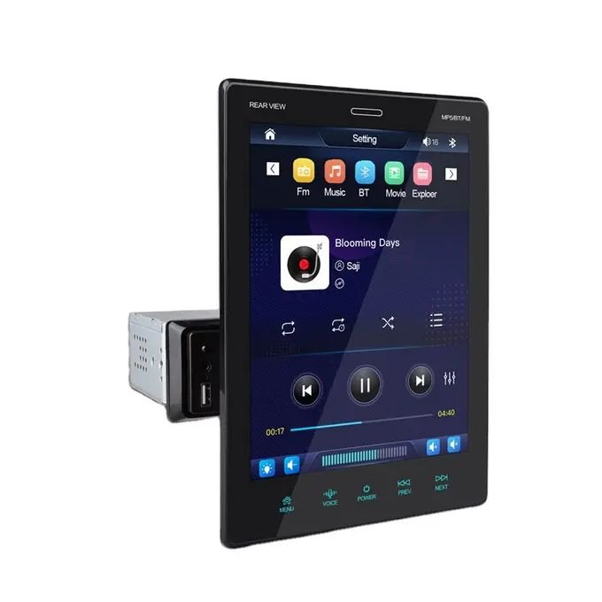 Récepteur Stéréo Double Din Pour Voiture Écran Vertical