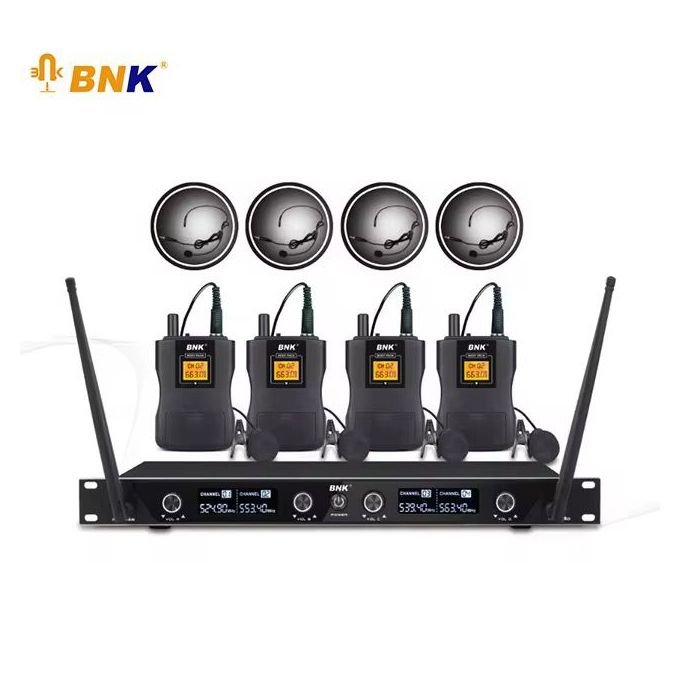 Bnk Kit De 4 Micro Cravate Sans Fil Professionnel