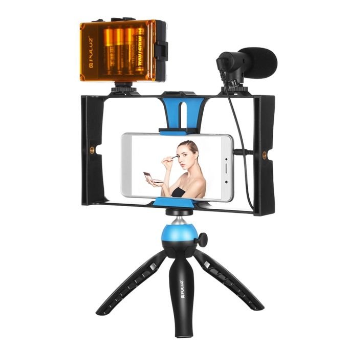 4 En 1 Vlogging Live Broadcast, Led Selfie Light