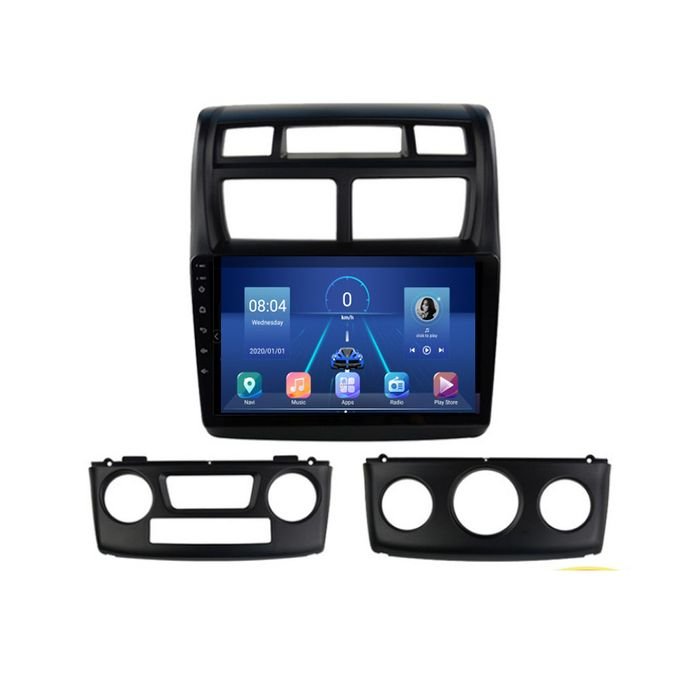 Radio Android 2.5D IPS Pour Kia Sportage 2006-10