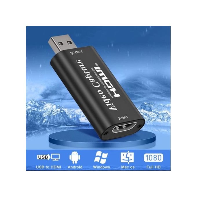 Carte De Capture Vidéo Mini HD 1080P HDMI USB 3.0