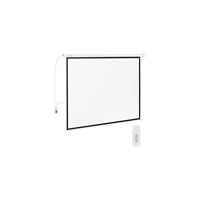 Ecran De Vidéo Projecteur éléctrique 2m,40 X 2m,40 Avec Télécommande à Distance
